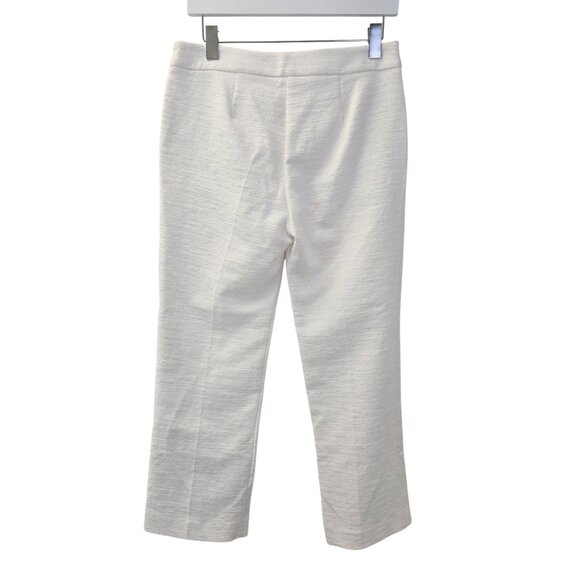 Trina Turk North Beach Textured Split Hem Crop Pants Size 6 - Picture 2 of 8